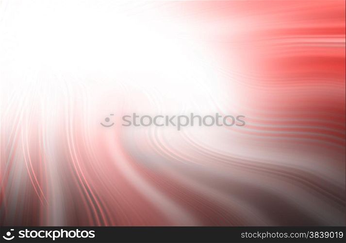 abstract red background with motion ray technology