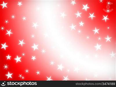 abstract red christmas background white stars
