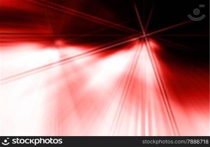 abstract red color background with motion ray
