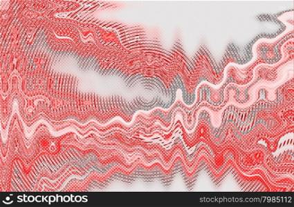 abstract red color background with motion wave and line pattern
