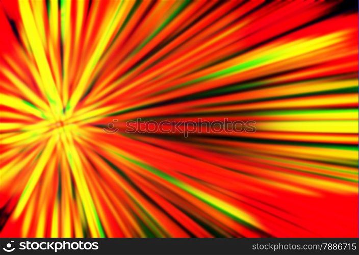 abstract red color motion ray background