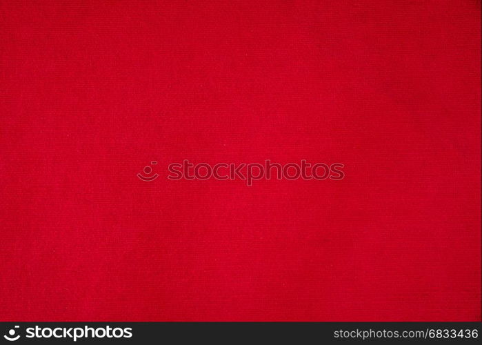 Abstract red felt background and texture