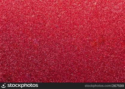 Abstract red glitter background for elegant celebration backdrop design, Shiny textured background.