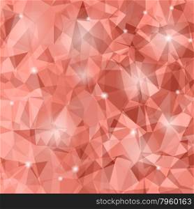 Abstract Red Polygonal Background. Abstract Polygonal Pattern. Abstract Red Polygonal Background