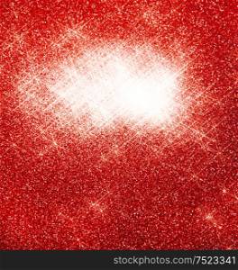 Abstract red shiny lights background. Stars and glitter
