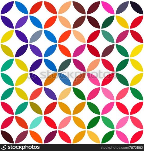 abstract round shapes background circle geometry illustration