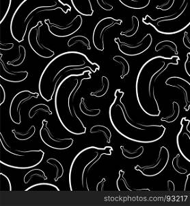 Abstract seamless background design cloth texture with banana elements. Creative endless fabric pattern with shapes of small bananas. Simple soft graphic tile images for wallpaper.. Abstract seamless background design cloth texture with banana elements. Creative endless fabric pattern with shapes of small bananas. Simple soft graphic tile images for wallpaper or textile.