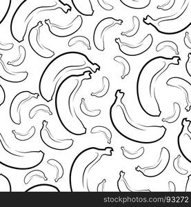 Abstract seamless background design cloth texture with banana elements. Creative endless fabric pattern with shapes of small bananas. Simple soft graphic tile images for wallpaper.. Abstract seamless background design cloth texture with banana elements. Creative endless fabric pattern with shapes of small bananas. Simple soft graphic tile images for wallpaper or textile.