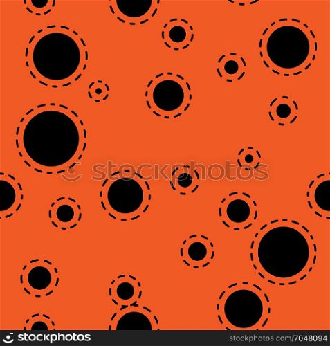 Abstract seamless background design texture with circle round lady-bird elements. Creative endless pattern with small shapes ladybug circles.. Abstract seamless background design texture with circle round lady-bird elements. Creative endless pattern with small shapes ladybug circles. Simple soft geometrical tile image for textile.
