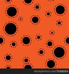 Abstract seamless background design texture with circle round lady-bird elements. Creative endless pattern with small shapes ladybug circles.. Abstract seamless background design texture with circle round lady-bird elements. Creative endless pattern with small shapes ladybug circles. Simple soft geometrical tile image for textile.