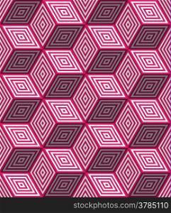 Abstract seamless background with 3d pink cubes with realistic shadow and ornament&#xA;&#xA;&#xA;