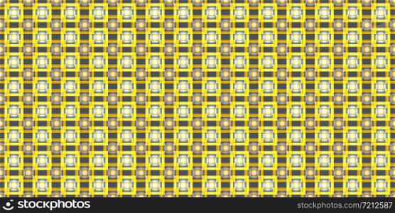 Abstract seamless geometric background of circles and squares for design. Flat design.