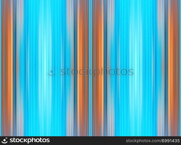 Abstract seamless gradient background of parallel vertical orange and blue stripes. Colorful graphic pattern with space for copy and design, vintage toned blurred filter.