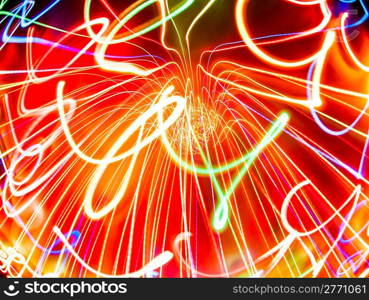 abstract serpentine light background