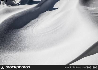 abstract shapes in the snow christmas background