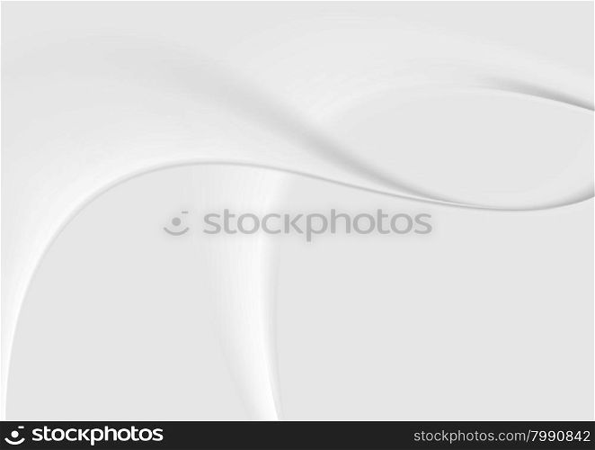 Abstract shiny gray pearl waves background