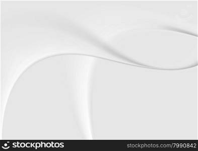 Abstract shiny gray pearl waves background