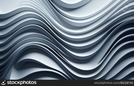Abstract smooth wave lines background. Generative AI. High quality illustration. Abstract smooth wave lines background. Generative AI
