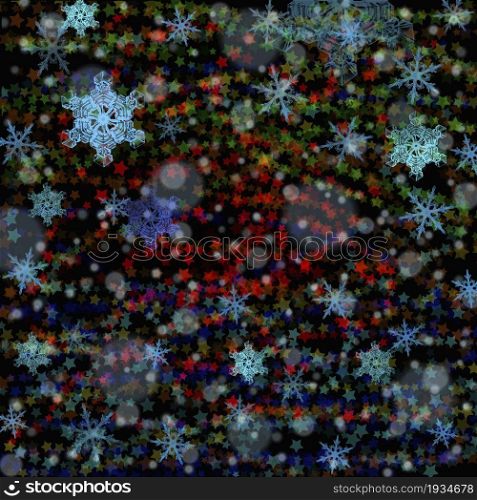 Abstract snowflake design