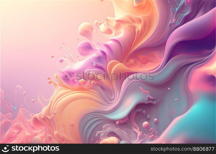 Abstract soft cloud background in pastel colorful gradation