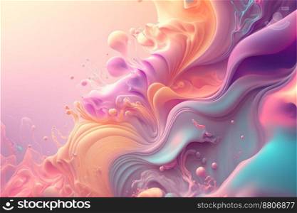 Abstract soft cloud background in pastel colorful gradation