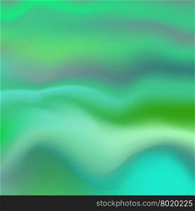 Abstract Soft Green Background. Blurred Wave Green Pattern. Abstract Soft Green Background