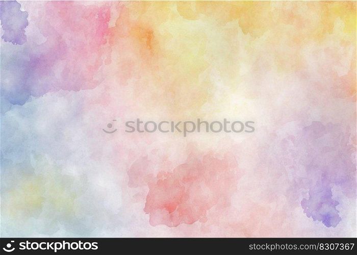 Abstract soft watercolor background. High quality illustration. An abstract soft watercolor background. Watercolour wallpaper.