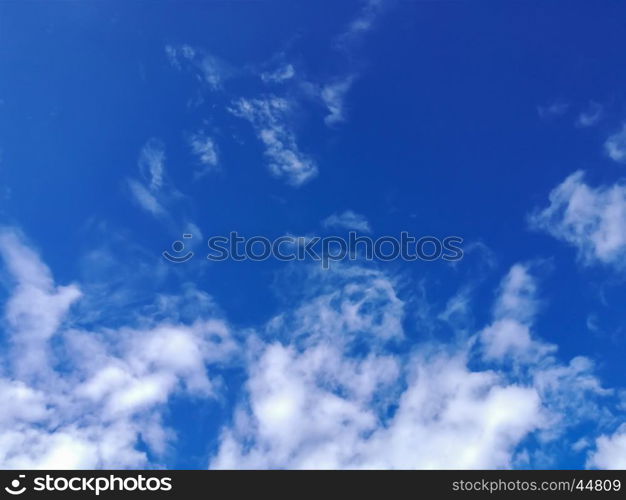 Abstract Softly Cloud with Blue Sky, Asia Thailand