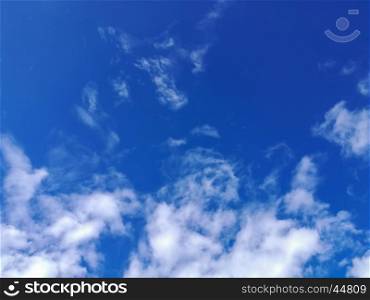 Abstract Softly Cloud with Blue Sky, Asia Thailand