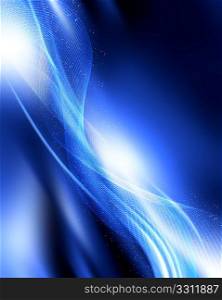 Abstract sparkle blue background