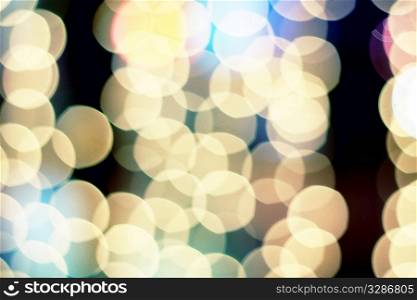 Abstract spots of lights