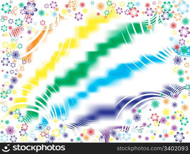 abstract spring floral background. vector
