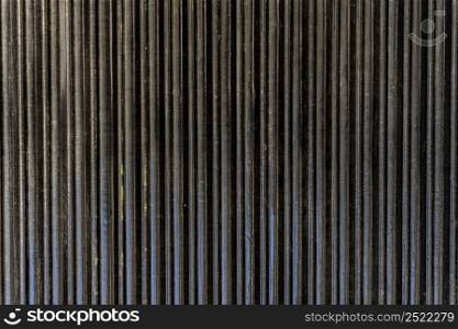 abstract steel wall vertical stripes