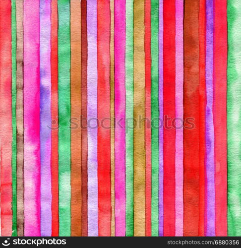 Abstract strip watercolor painted background