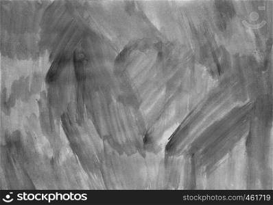 Abstract strokes of black watercolor paint, background for design and decoration