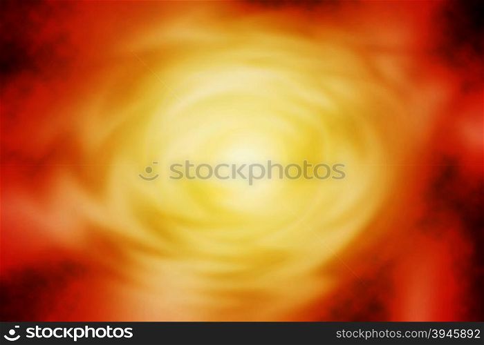 abstract sun with magic light rays