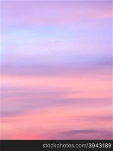 Abstract sunset sky background in soft focus