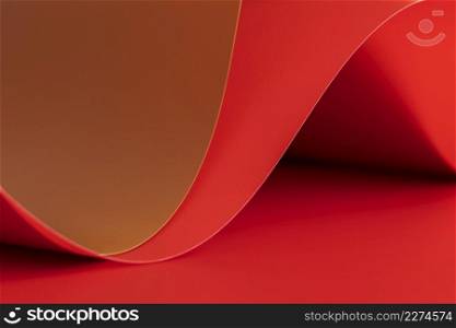 abstract swirls red papers