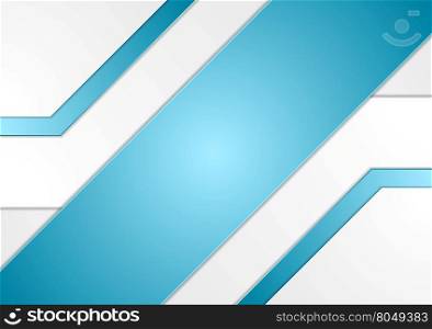 Abstract tech corporate background. Abstract tech corporate geometric background. Material blue grey graphic design. Corporate brochure illustration