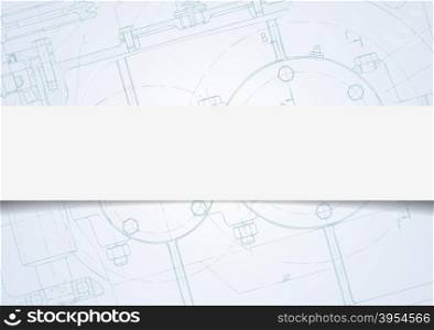 Abstract tech drawing background. Abstract tech drawing corporate background