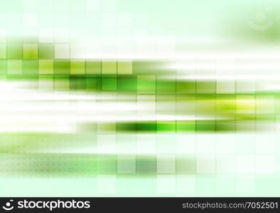 Abstract tech green striped background