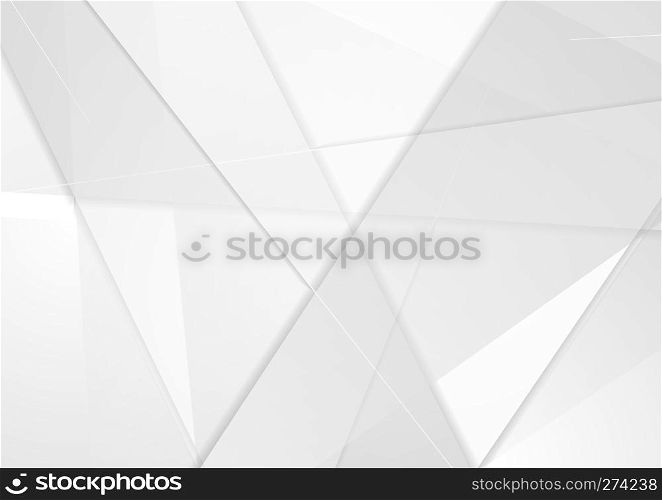 Abstract tech low poly grey background. Polygonal geometric triangles design. Abstract tech low poly grey background