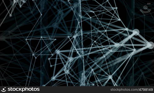 Abstract technology background. Abstract blue technology digital grid background image