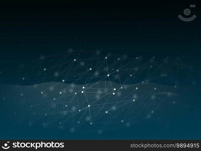 Abstract technology background Hi-tech communication concept, technology, digital business, innovation, science fiction scene computer generated abstract background.