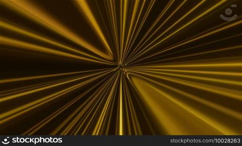 Abstract technology geometric line moving. Futuristic digital gold color background