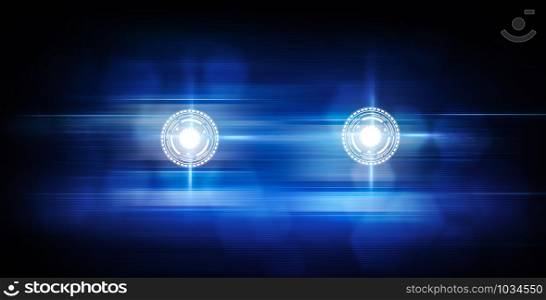 Abstract technology light background