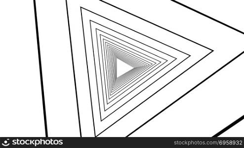 Abstract technology triangles. Graphic design on white backgroun. Abstract technology triangles. Graphic design on white background, 3d illustration. Abstract technology triangles. Graphic design on white background, 3d illustration