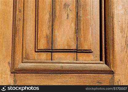 abstract texture of a brown antique wooden old door