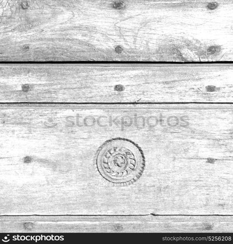 abstract texture of a brown antique wooden old door