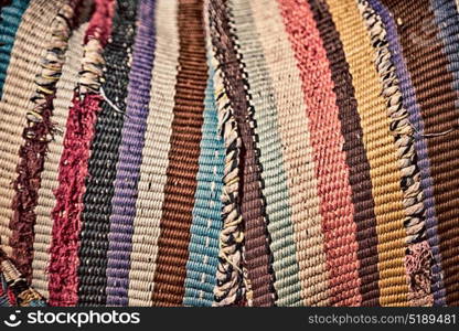 abstract texture of a colorful blanket patchwork like background